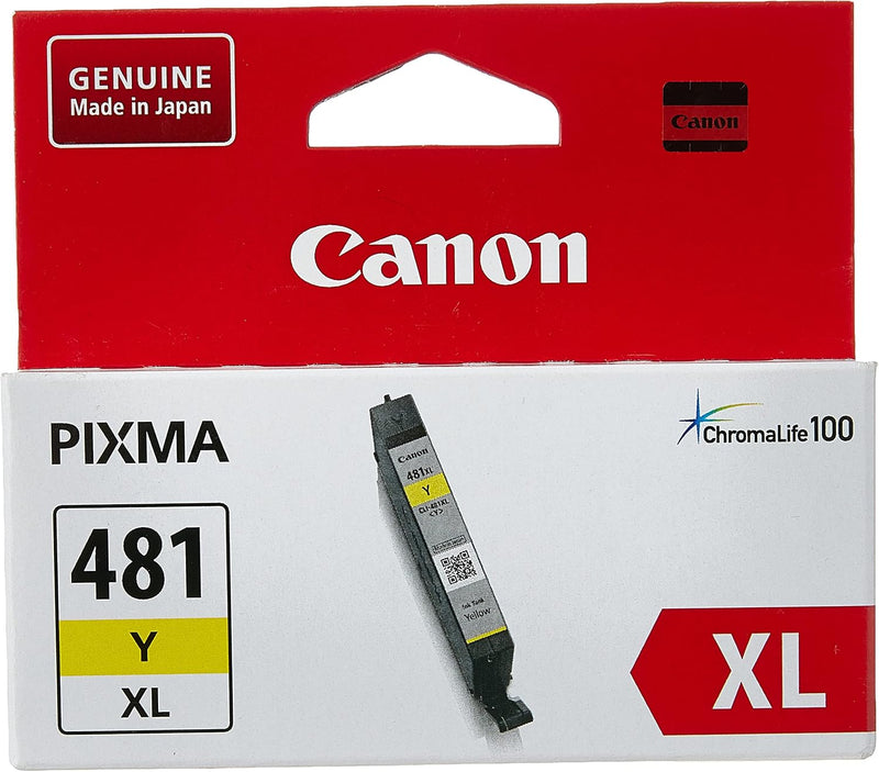 Canon CLI-481XL Yellow Ink Cartridge - 11ml High Yield, for PIXMA TS6140 & TR8540