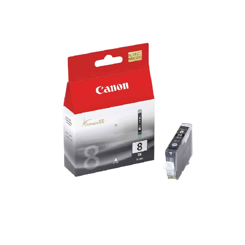 Canon CLI-8 Black Ink Tank - Genuine, for PIXMA iP, MP & Pro9000 Series