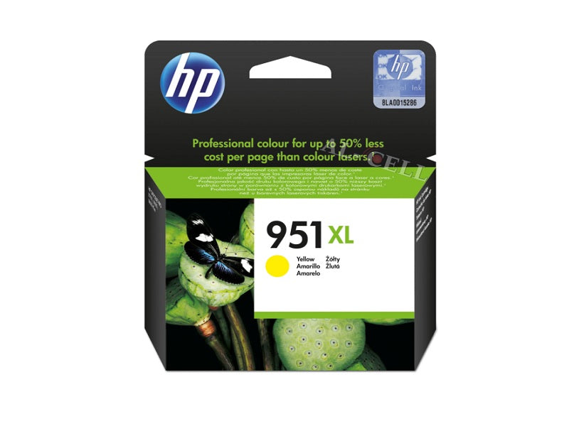 HP 951Xl Yellow Color Cartridge Cn048Ae