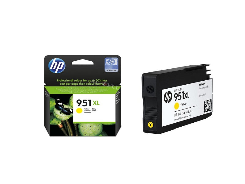 HP 951Xl Yellow Color Cartridge Cn048Ae
