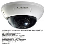 CNB Ip Dome 1/2" 1.3Mp 3-9Mm Day/Nit Ir