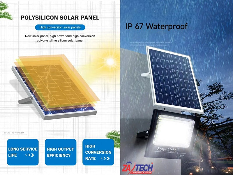 COMBO Flood Light With Solar Panel