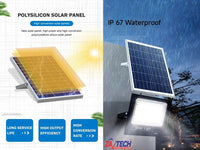 COMBO Flood Light With Solar Panel
