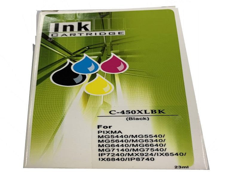 COMPATABLE Cli 450Xl Black