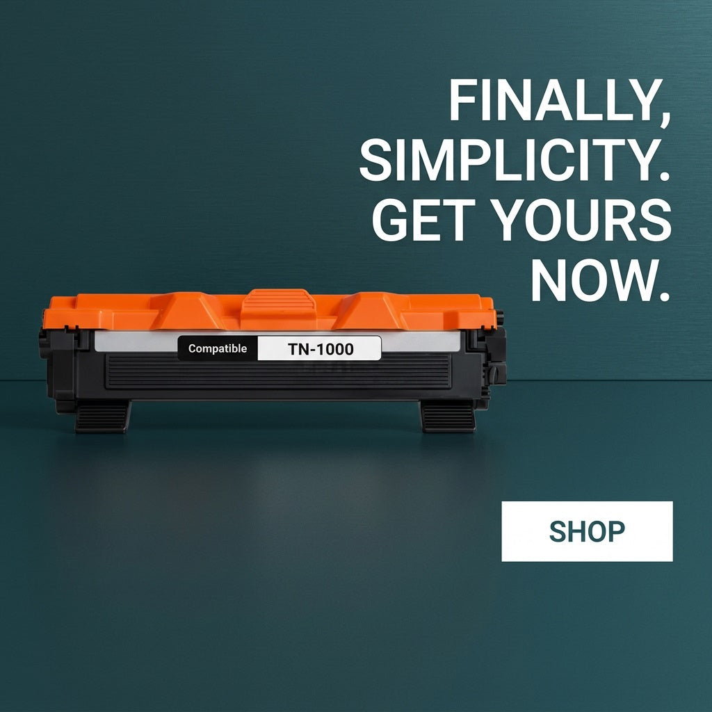 Compatible Brother TN-1000 Black Toner