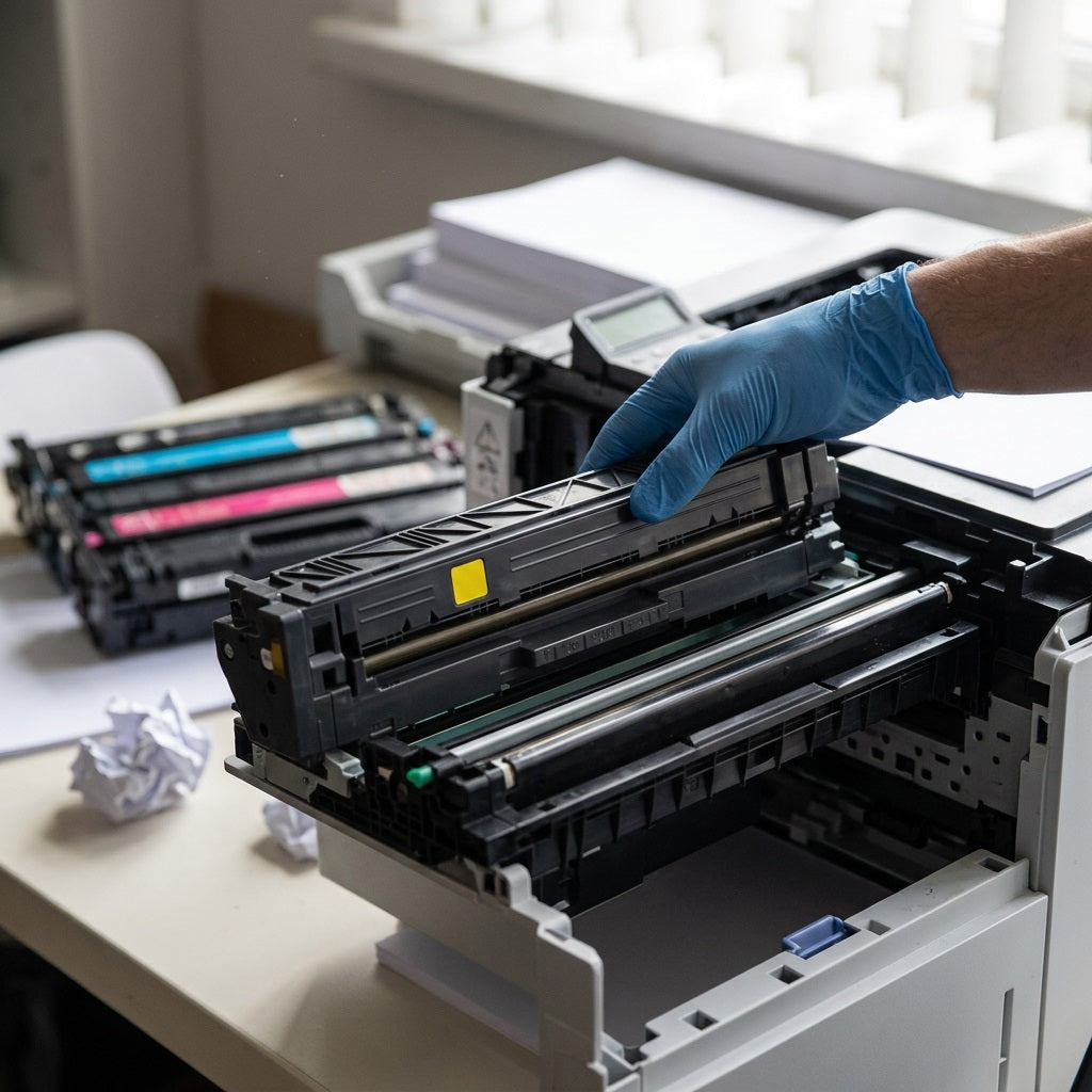 Comp CF542A/203A CRG054 Yellow Toner – view 2