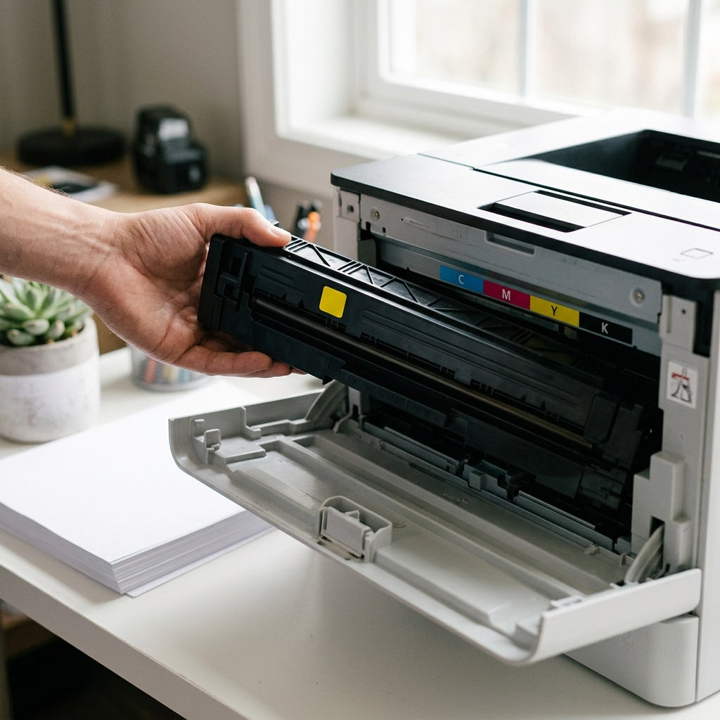 Comp CF542A/203A CRG054 Yellow Toner – view 3