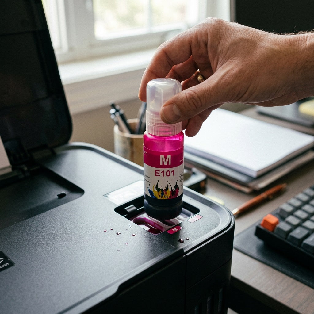 Compatible Epson 101 magenta ink bottle 70ml (view 3)