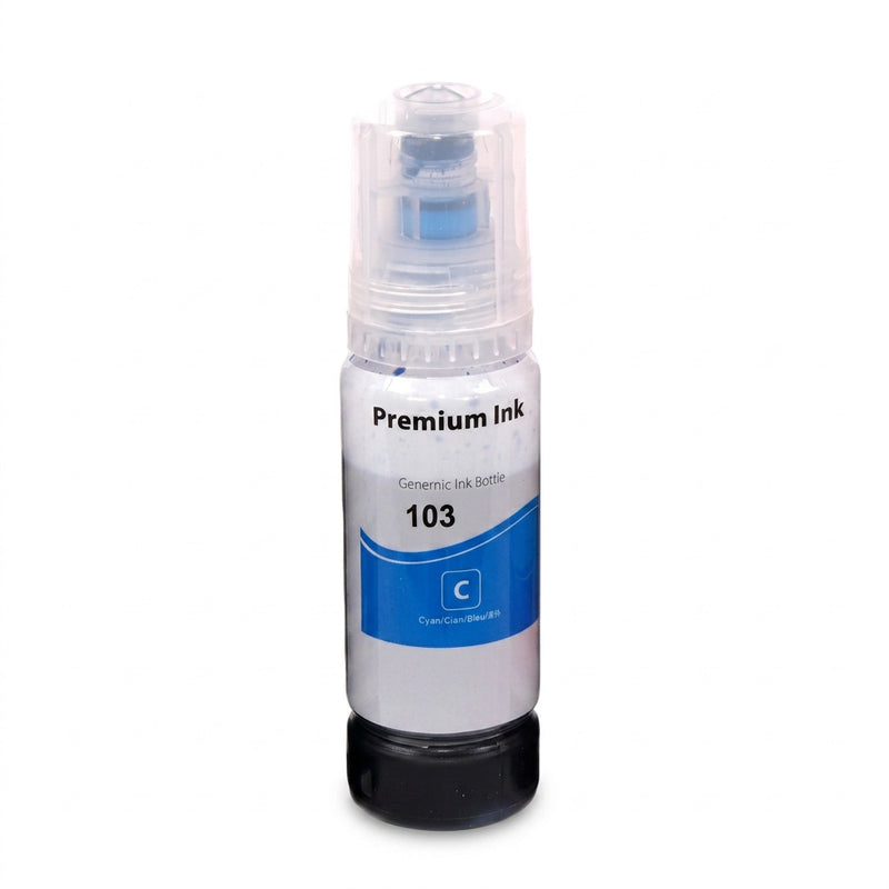 Epson 103 Compatible Ink Bottle Cyan 70ml - EcoTank L3110/L3150/L4150/L6170