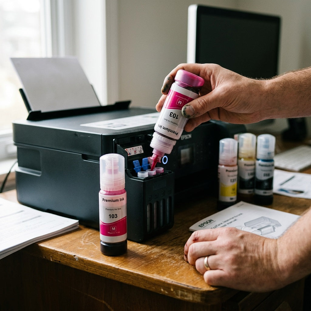 Epson 103 Compatible Ink Bottle Magenta 70ml - EcoTank L3110/L3150/L6170