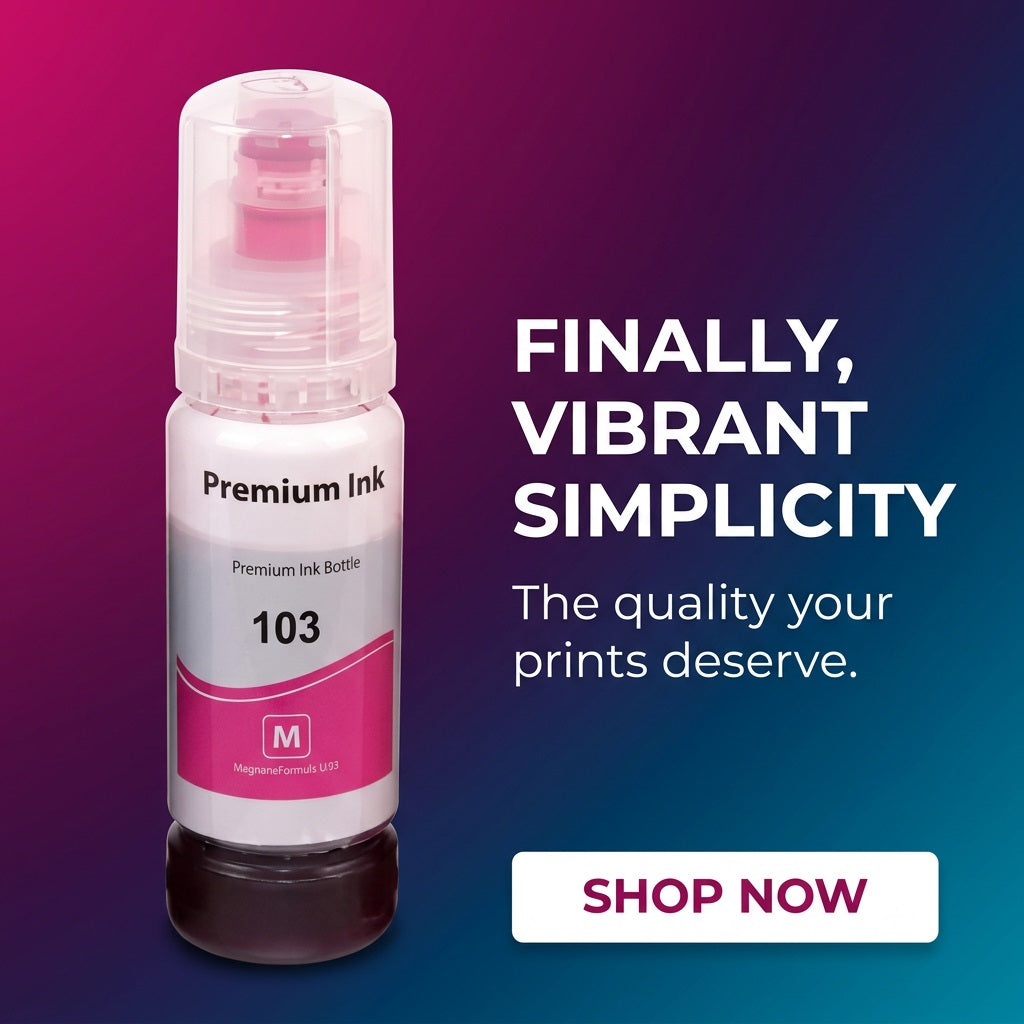 Epson 103 Compatible Ink Bottle Magenta 70ml - EcoTank L3110/L3150/L6170