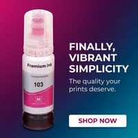 Epson 103 Compatible Ink Bottle Magenta 70ml - EcoTank L3110/L3150/L6170