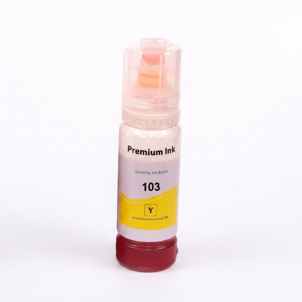 Epson 103 Compatible Ink Bottle Yellow 70ml - EcoTank L3110/L3150/L4150/L6170