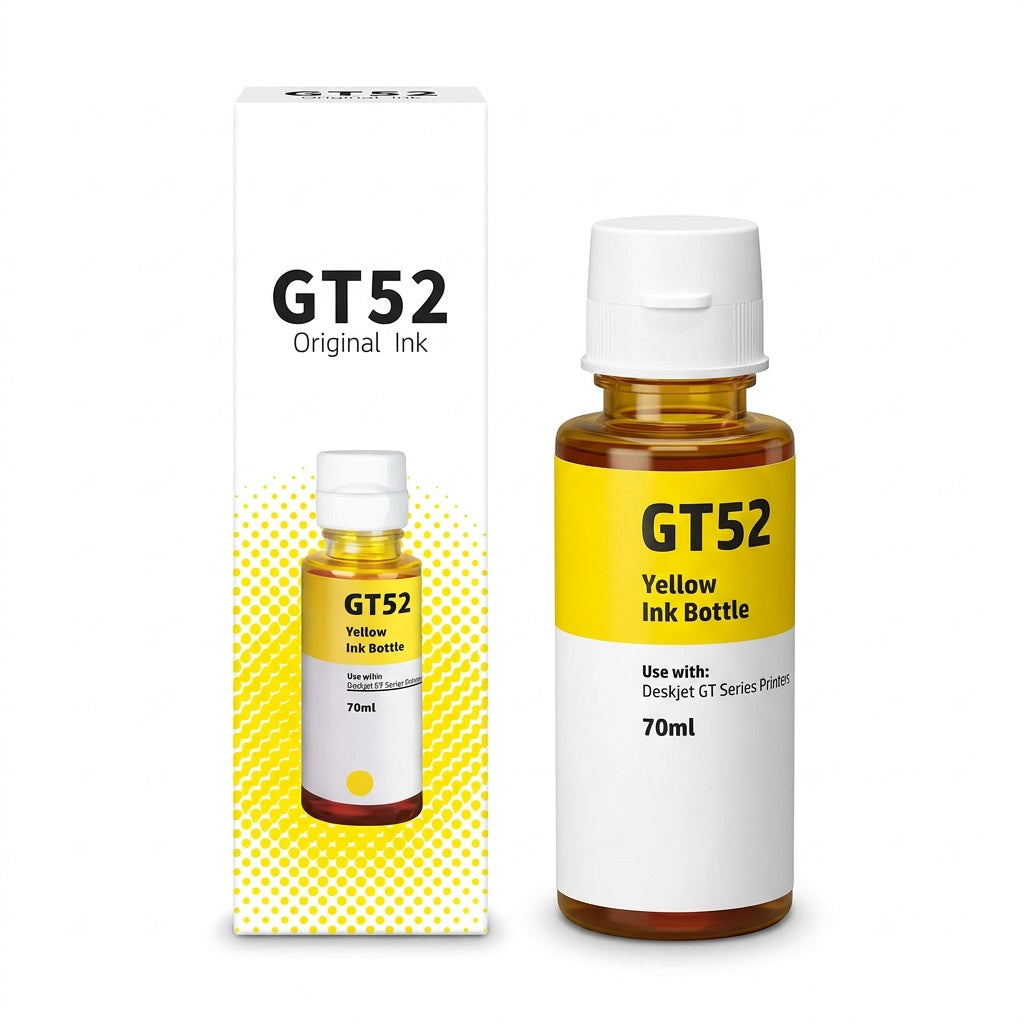 Compatible HP GT52 Yellow Ink Bottle70ml