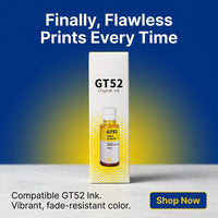 Compatible HP GT52 Yellow Ink Bottle70ml
