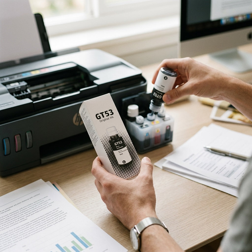 Compatible HP GT53 Black Ink Bottle 90ml – view 2