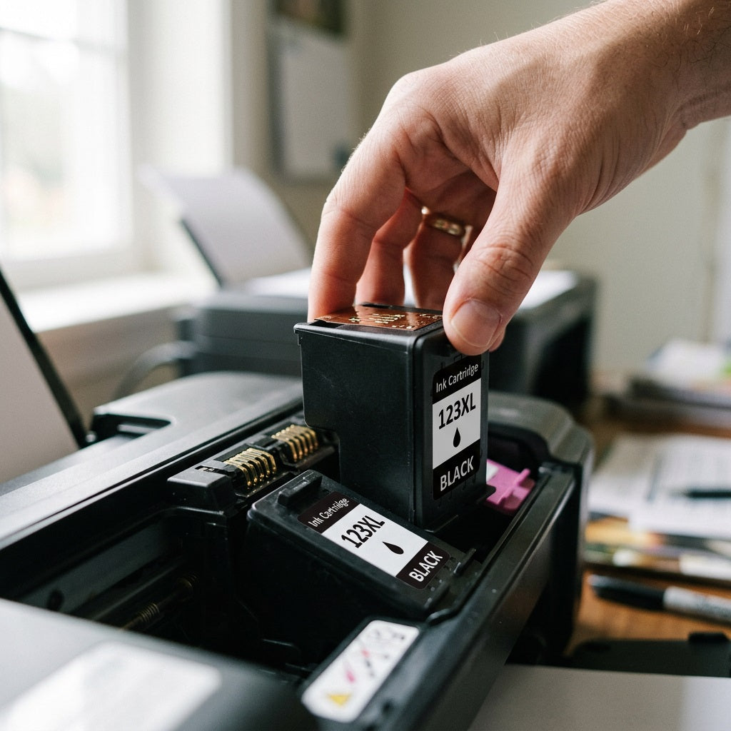 Compatible HP 123 Black Ink Cartridge – view 3