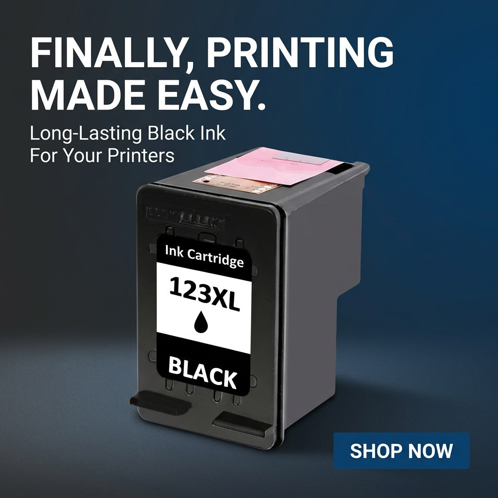 Compatible HP 123 Black Ink Cartridge – view 4