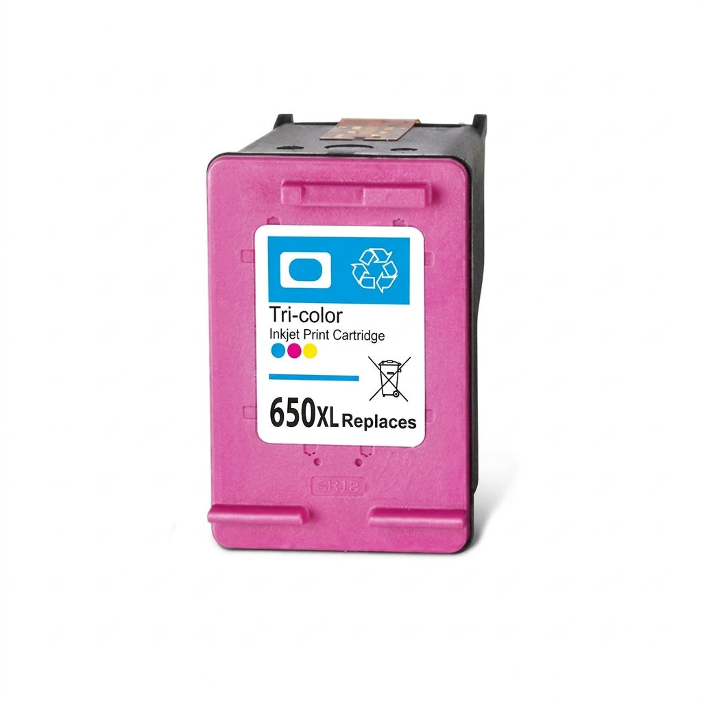 Compatible HP 650 Tri-Colour Ink Cartrid