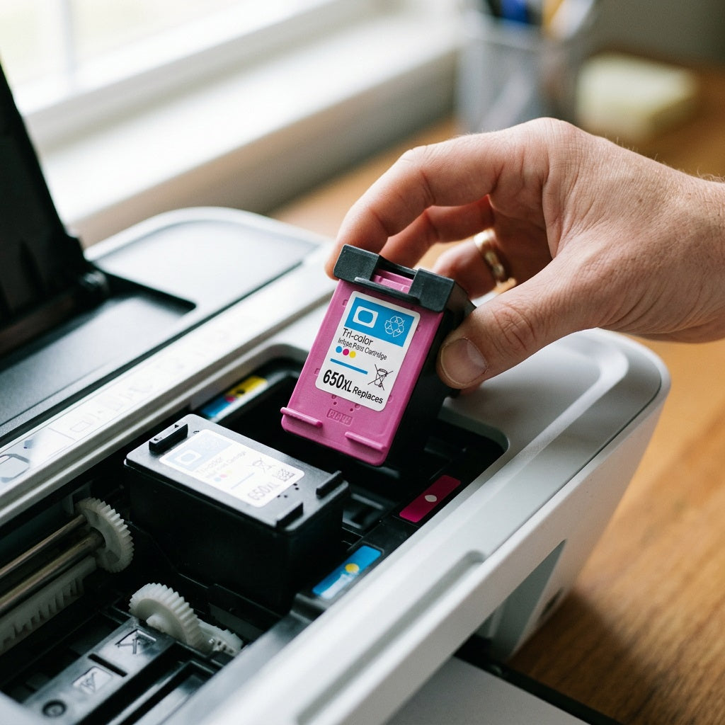 Compatible HP 650 Tri-Colour Ink Cartrid