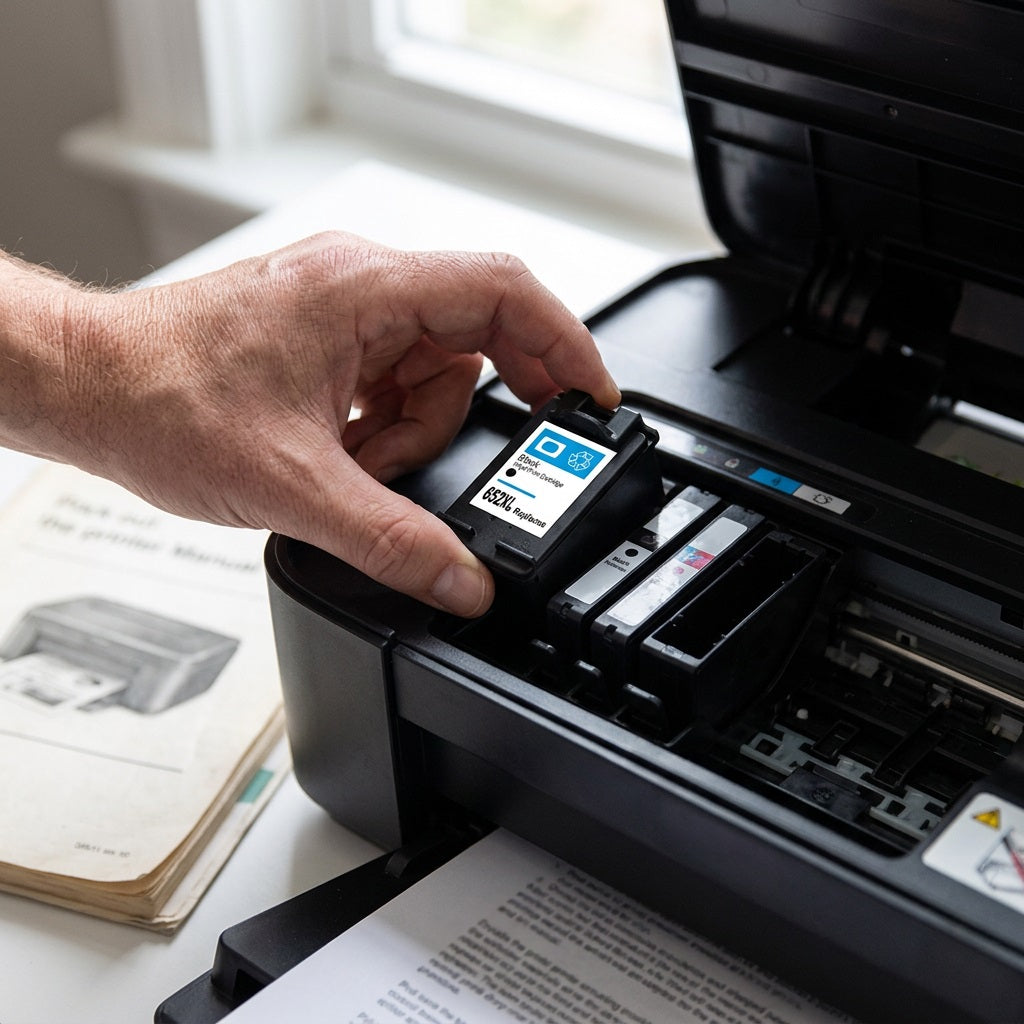 Compatible HP 652 Black Ink Cartridge