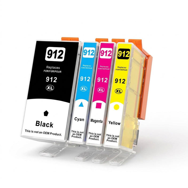 Compatible HP 912 Ink Cartridge 4-Colou