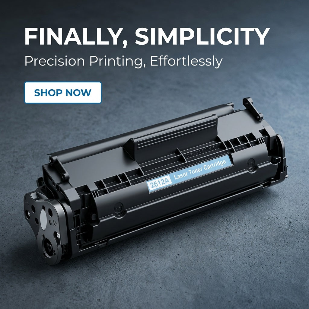Compatible HP 12A & Canon 303 Black Tone