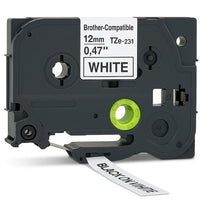 Compatible Brother TZe-231 12mm Black