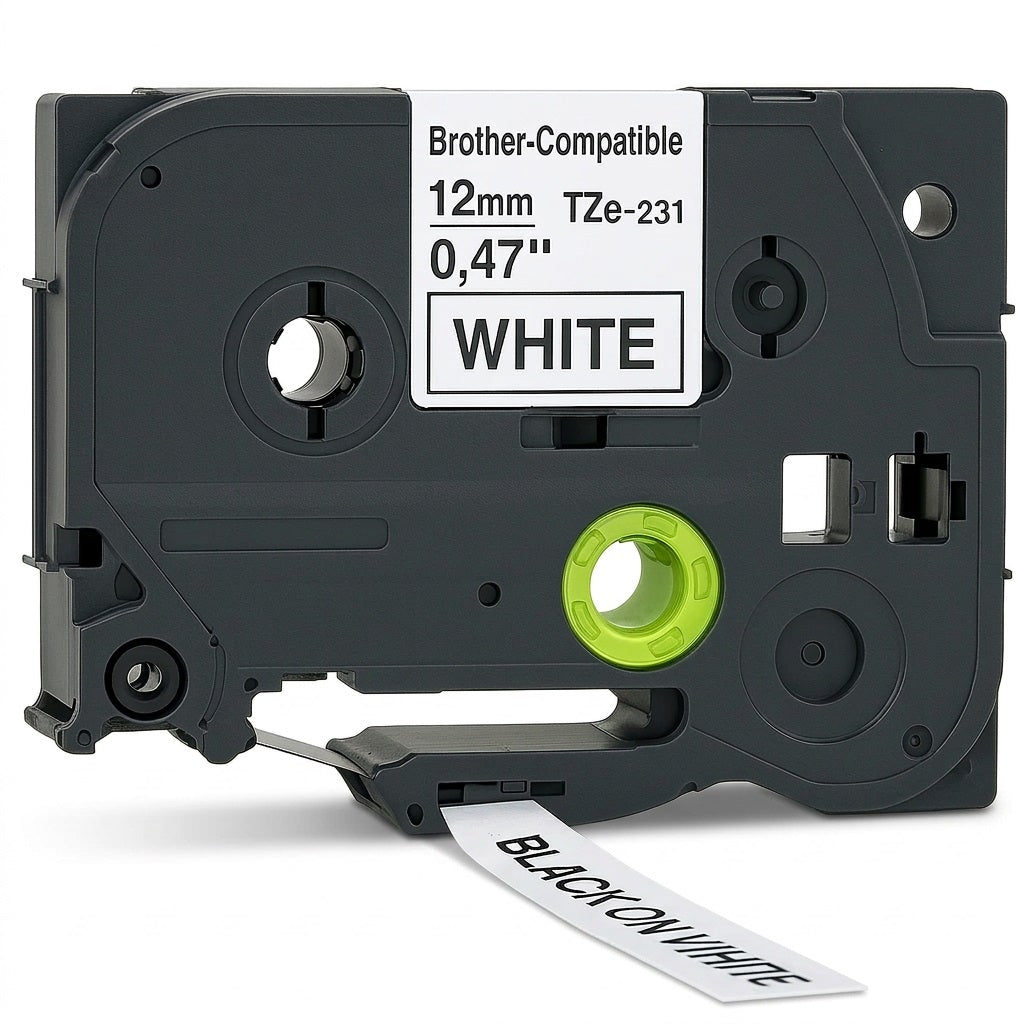 Compatible Brother TZe-231 12mm Black