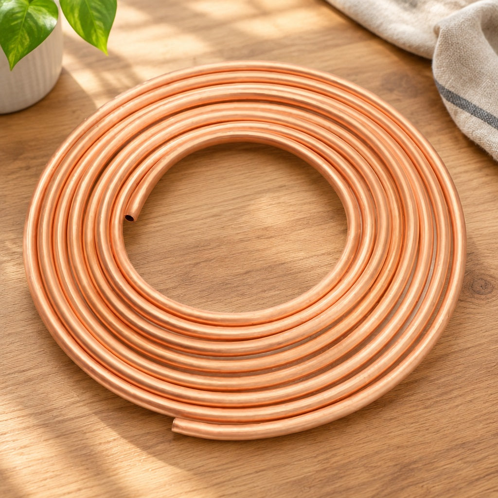 ALASKA 1/2" O.D. Copper Pipe 15M Coil