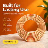 ALASKA 1/2" O.D. Copper Pipe 15M Coil