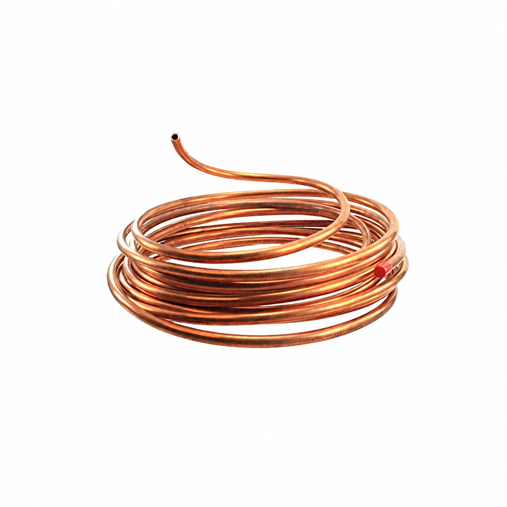 ALASKA 1/4" O.D. Copper Pipe 15M Coil