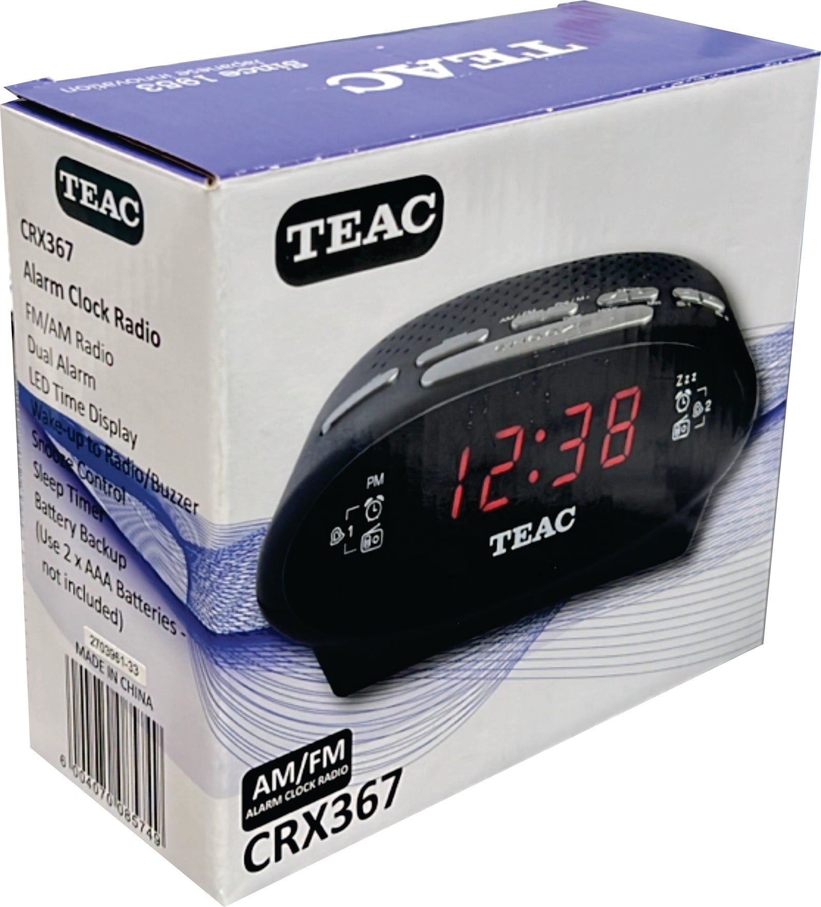 TEAC Crx367 Am/Fm Alarm Clock Radio