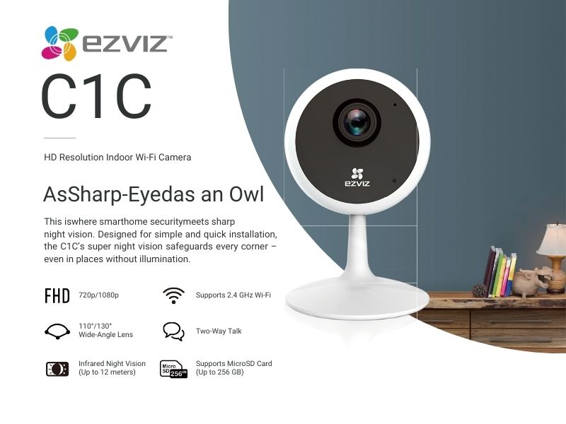 EZVIZ C1C-2pk Smart Home Camera
