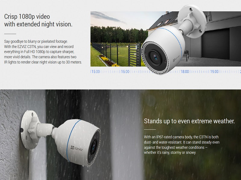 EZVIZ C3Tn 1080P 2.8Mm  Wifi Camera