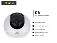 EZVIZ Cs-C6c-3wf 2k Smart Home Camera