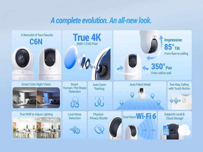 EZVIZ C6N-G1 8MP Smart Home Camera