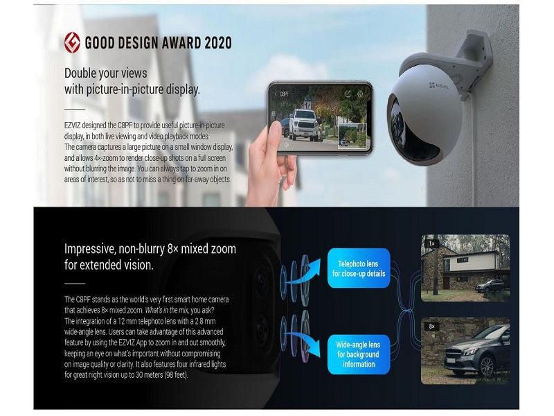 EZVIZ Cs-C8Pf-2Mp Smart Home Camera