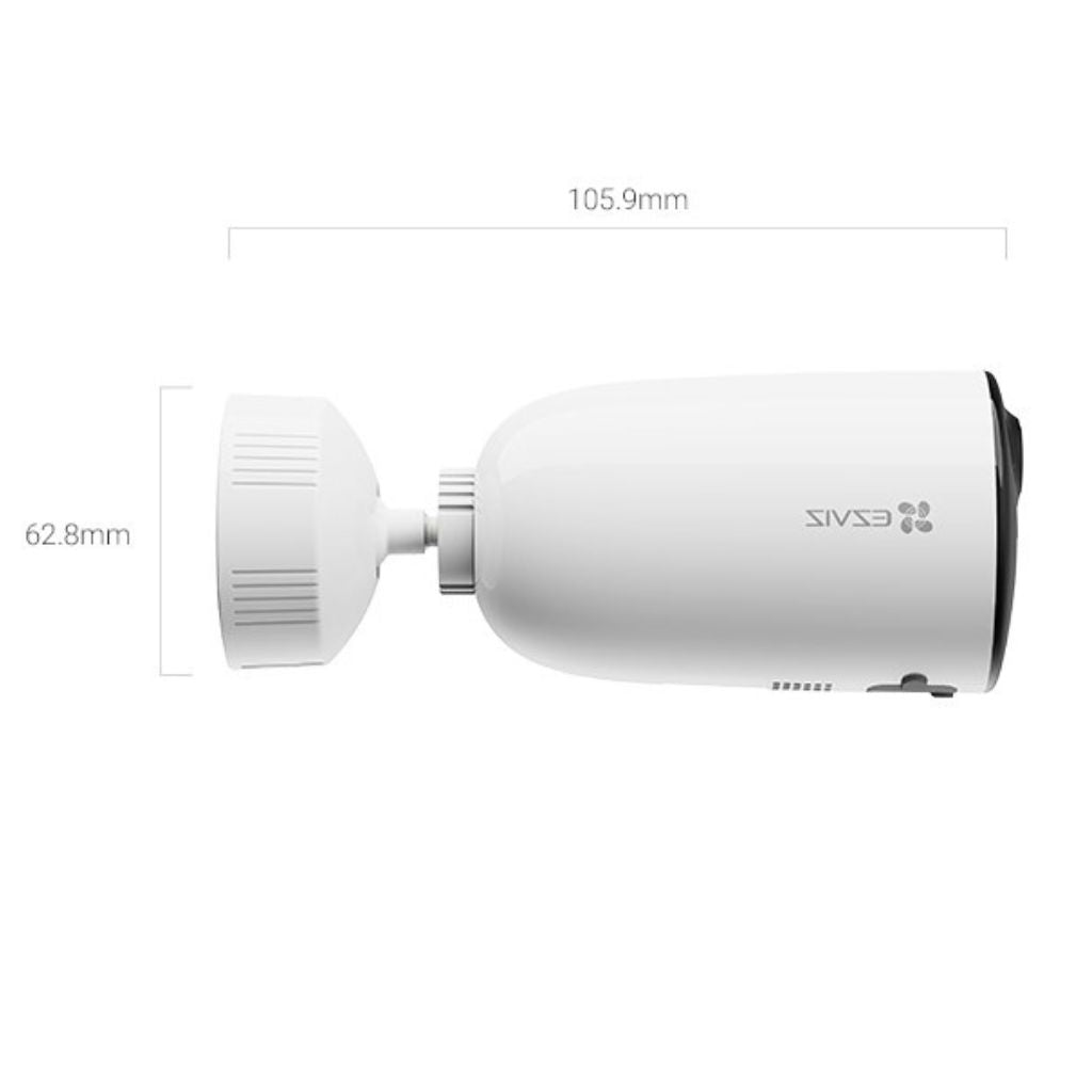 EZVIZ CB3 3MP 2K Wi-Fi Battery Camera - 5200mAh, AOV 24/7, Colour Night Vision, IP65
