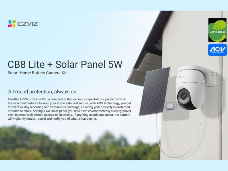 EZVIZ Cs-Cb8C-4MP Smart Home Battery