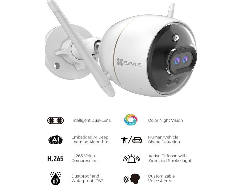 EZVIZ Outdoor Smart Wifi Bul Camera 2.8
