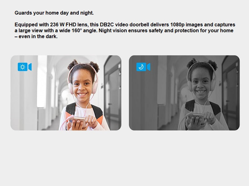 EZVIZ Cs-Db2C Wire-Free Video Doorbell