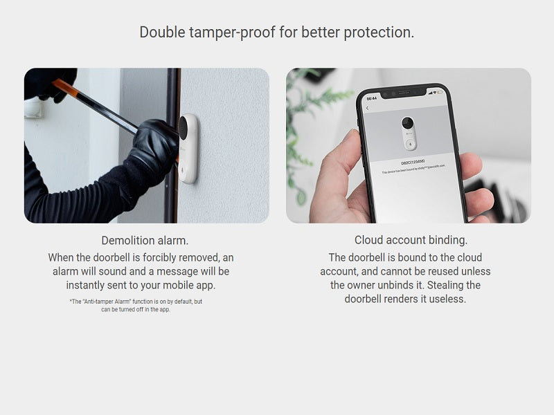 EZVIZ Cs-Db2C Wire-Free Video Doorbell
