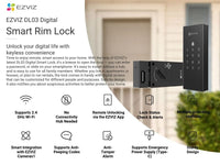 EZVIZ DL03 Pro Smart Lock Black