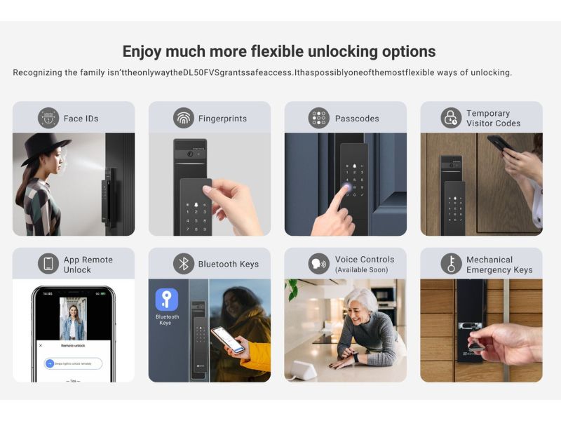 EZVIZ DL50FVS Face Recognition Smart Loc