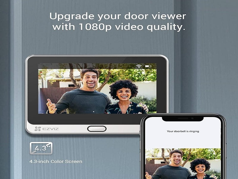 EZVIZ Wire-Free Peephole Doorbell