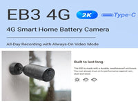 EZVIZ Cs-Eb3 2k4G Smart Home BatteryTY-C