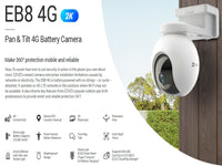 EZVIZ Eb8 4G Smart Home Battery Camera