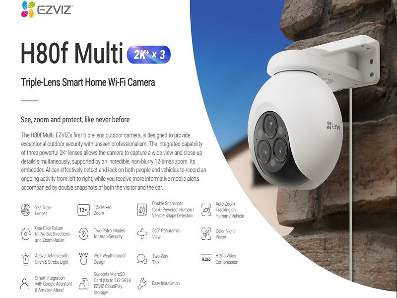 EZVIZ Cs-H80F 4MP  Smart Home Camera