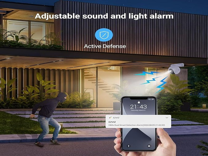 EZVIZ H80X 8mp+2mp 4MM Smart Home Camera